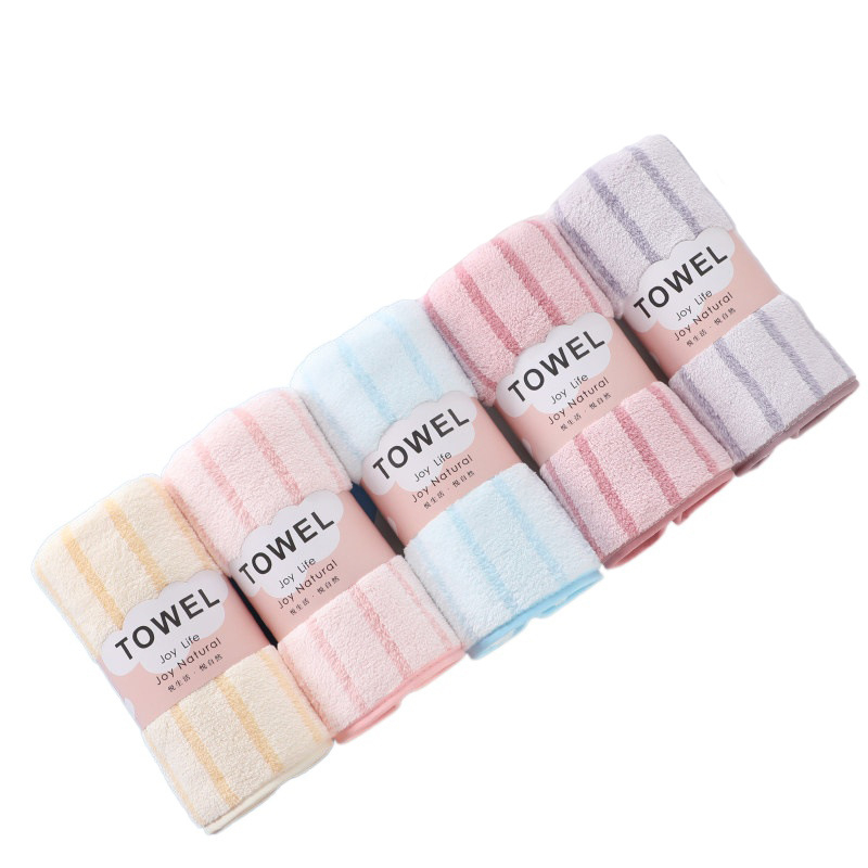 Koralni fleece ručnici, 5 komada, 150D, šiven rub, ručnici za lice i tijelo