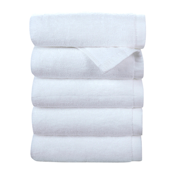 Prosop de baie din bumbac pentru hotel, 350 g, țesătură plată, fir ply, absorbție 15–20 s