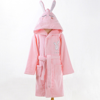 Gyerekeknek kapucnis fürdőköpeny - 100% pamut frottír, téli, uniszex