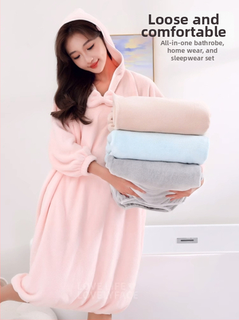 Ženski халат-ručník za kupanje, 100% triacetat vlakno, 150D pređa, brend Painting day