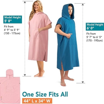 Plažni kaftan-ručnik – brzo sušenje mikrovlakna, apsorpcijski za presvlačenje, zaštita od sunca i topline, prijenosno, 150D vlakana, 200-300 g, otisak dizajna