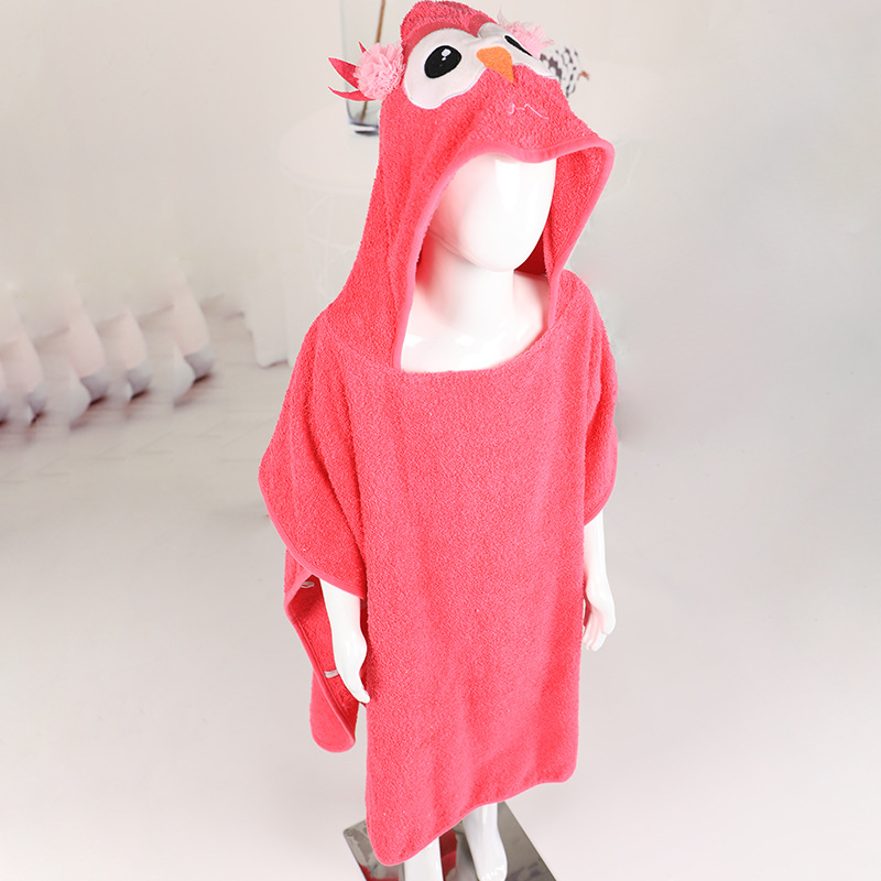 Dječji kapucnasti ručnik za kupanje, pamuk, dvostrani terry, 300 g/m², mogućnost ispisa logotipa