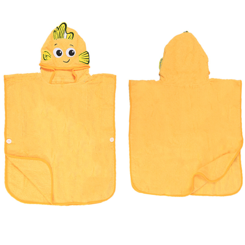 Dječji kapucnasti ručnik za kupanje, pamuk, dvostrani terry, 300 g/m², mogućnost ispisa logotipa