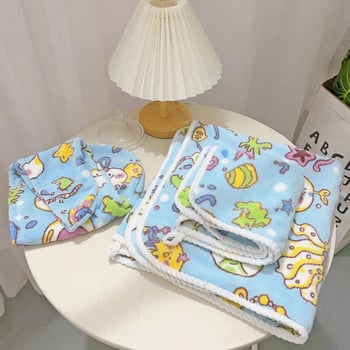 Kupaonski ručnik s dvostrukom otiskom – morski motivi, koralni flis, 300–400 g, 150D