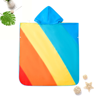 Kabola dječji ogrtač-ručnik za kupanje od mikrovlakna, 150D, 200–300 g, tiskano