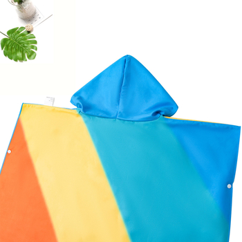 Kabola dječji ogrtač-ručnik za kupanje od mikrovlakna, 150D, 200–300 g, tiskano