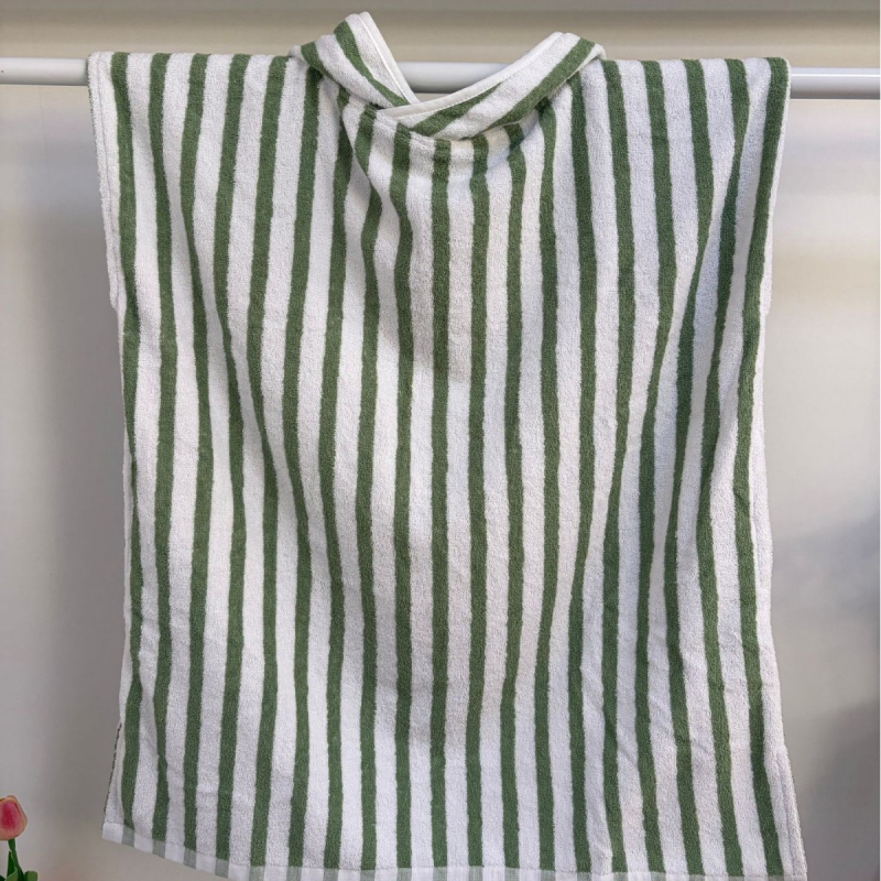 Dječji kapucnjački ručnik za kupanje, od 100% pamuka, 21-slojna vlakna, jednostavna tkanina, 400–500 g, prilagođena obrada