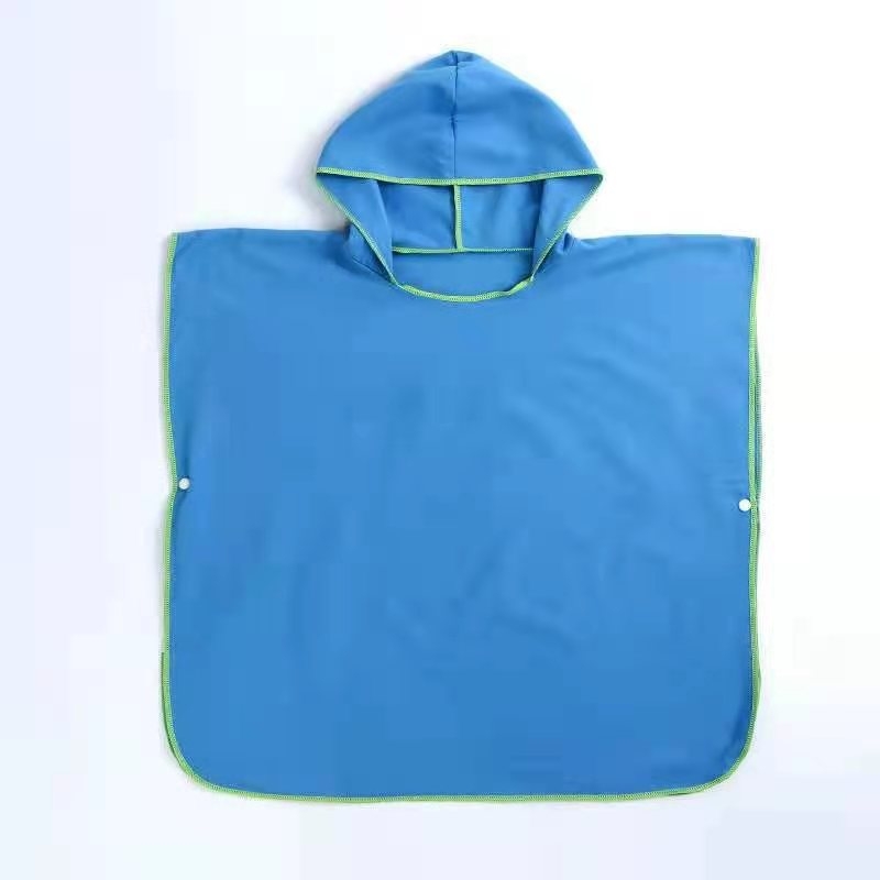 Dječji kupaći ručnik s plaštom, mikrovlakno, 100–120 g, Poliester 85% / Nylon 15%, Tisak