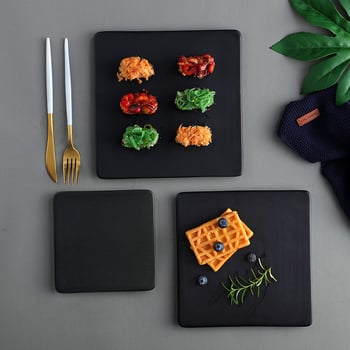 Porcelanska okrugla tanjura, moderan minimalistički stil, pogodna za mikrovalnu