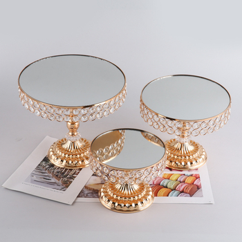 Esküvői dekorációhoz desszert tál és tortatartó, Ming Yu márka, gyümölcstál, első osztályú minőség, Light Luxury Retro stílus