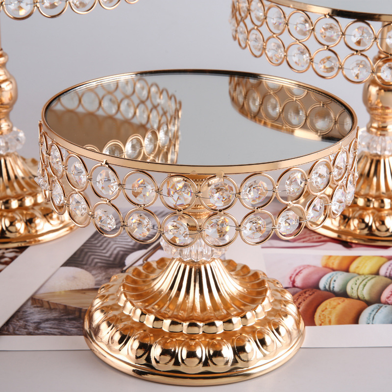 Esküvői dekorációhoz desszert tál és tortatartó, Ming Yu márka, gyümölcstál, első osztályú minőség, Light Luxury Retro stílus