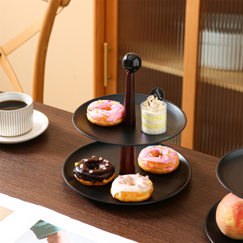 Višeslojni pladanj za voće od nehrđajućeg čelika za dnevni boravak, stol za kavu, jednostavan nordijski dizajn