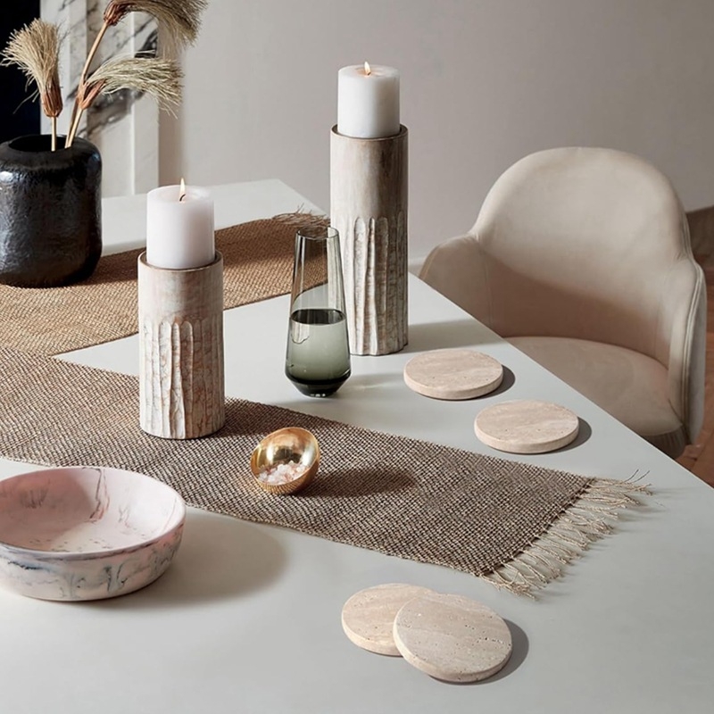 Dongshi kamen stolni pladanj za pohranu, japanski stil, okrugli oblik, jednofonalni dekorativni pladanj za voće, prilagodljiv