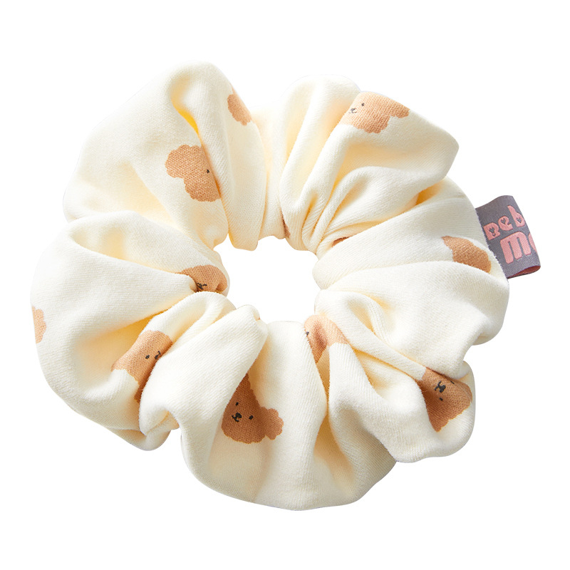 Elastična traka za kosu s dizajnom mede – tkanina, ručna izrada, October Crystal, SH5087, sladak stil, ljeto 2025