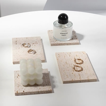 Bambus pločica za skladištenje i posluživanje, moderan jednostavan stil, kvadratni oblik, premium kvaliteta; pogodno za hotele, obroke, kavu i čaj