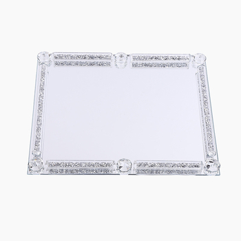 Krištolo padėklas namų dekorui — modernus minimalistinis stilius, poliruota paviršius, Shengfeng crystal