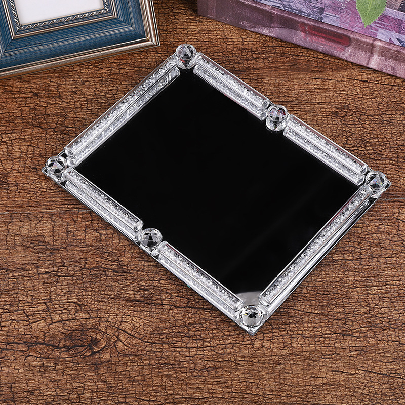 Krištolo padėklas namų dekorui — modernus minimalistinis stilius, poliruota paviršius, Shengfeng crystal