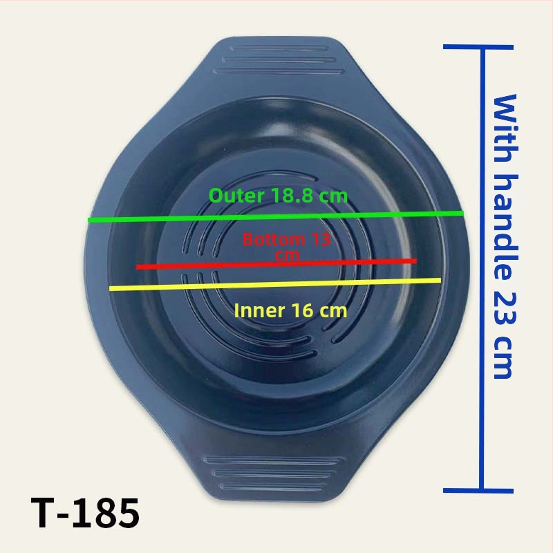 Melamiinist kastrulialus tugeva kuumuskindla alusega ja isolatsioonilehega.