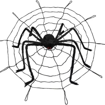 Halloween plišani pauk dekoracija, 50 cm, za bar i KTV