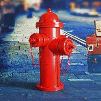 Retro model vatrogasnog hidranta za kućnu dekoraciju, dekorativni predmet i rekvizit za fotografiranje