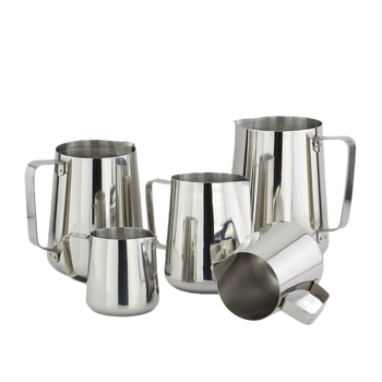 Κούπα latte art από ανοξείδωτο ατσάλι με μυτερό στόμιο – κύπελλο για αφρό γάλακτος, μοντέρνος μινιμαλισμός, βάρος 120 g