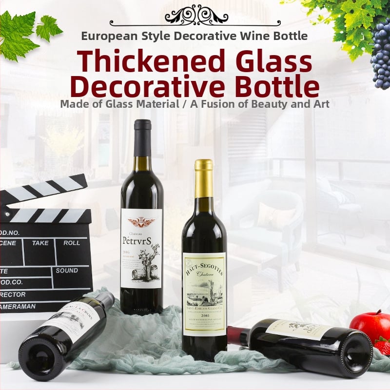 Διακοσμητικό μπουκάλι κρασιού για βιτρίνα – γυαλί – μάρκα SS – διαθέσιμη εκτύπωση λογοτύπου – για φιάλες κρασιού και άλλες χρήσεις