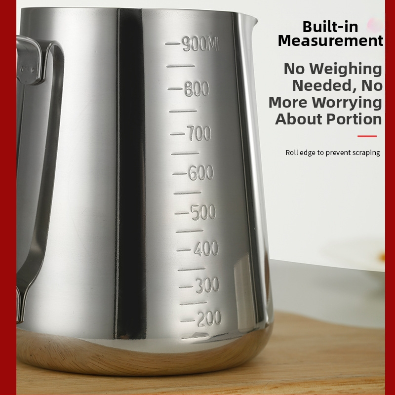 Nerūdijančio plieno latte art puodelis, šiuolaikinis stilius, lazerio graviruotas logotipas, 200 g, popierinė dėžutė