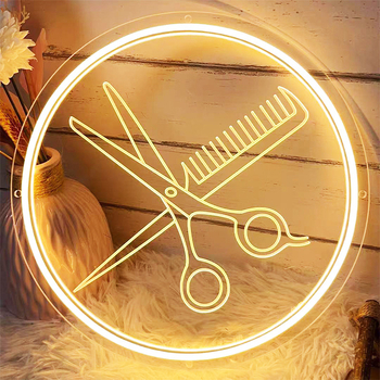 Neona reljēfa sienas zīme check-in, pielāgojama, zīmols Chimei