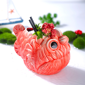 BARX koktel čaša, keramika, 601-700 ml, pirana stil