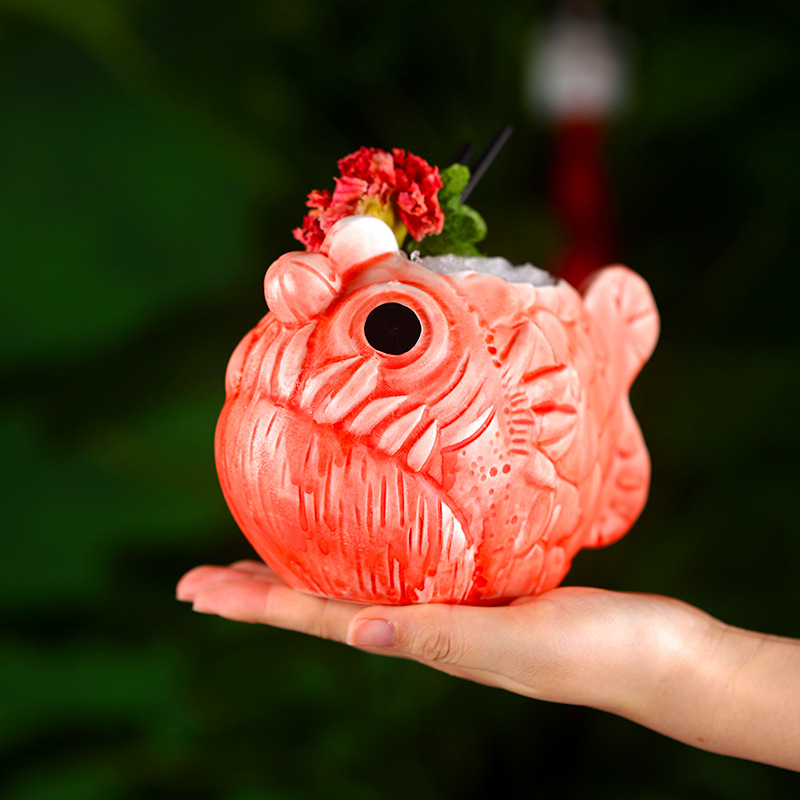 BARX koktel čaša, keramika, 601-700 ml, pirana stil