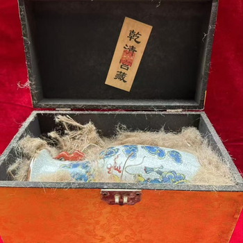 Vază din ceramică pictată, ceramică Jingdezhen, stil Chinezesc, Brand Art is beautiful, ambalaj cutie din lemn