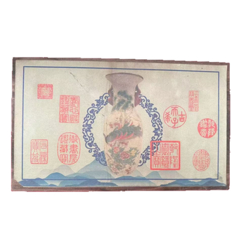 Vază din ceramică pictată, ceramică Jingdezhen, stil Chinezesc, Brand Art is beautiful, ambalaj cutie din lemn