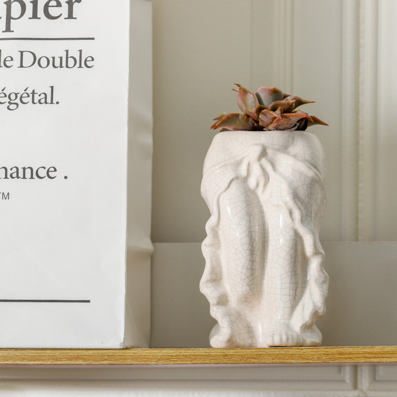 Vază ceramică în stil nordic pentru decor acasă și la birou