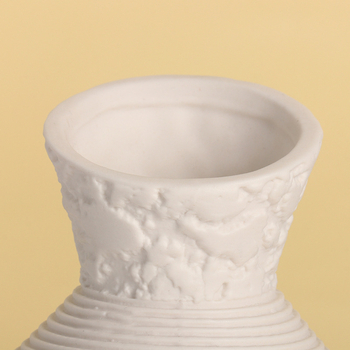 Vază din porțelan ceramic, design modern minimalist, potrivită pentru aranjamente hidroponice și decor în living, cadou pentru nunți, zile de naștere și inaugurări, de asemenea potrivită ca un cadou de afaceri