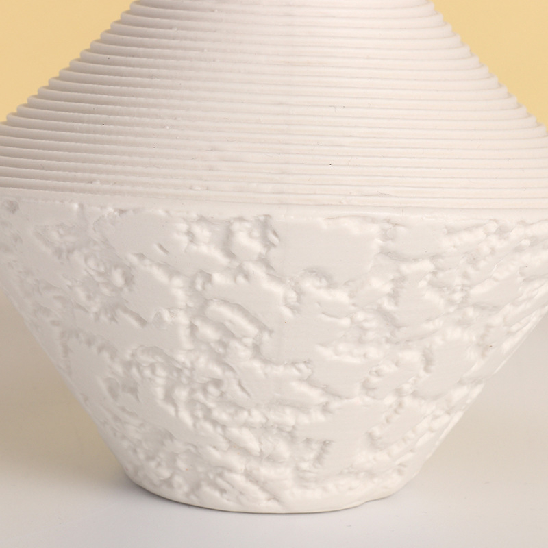 Vază din porțelan ceramic, design modern minimalist, potrivită pentru aranjamente hidroponice și decor în living, cadou pentru nunți, zile de naștere și inaugurări, de asemenea potrivită ca un cadou de afaceri