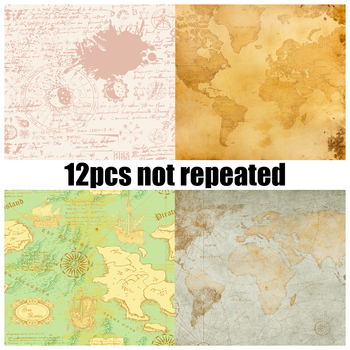 Kartes tēmas DIY kanceleārijas komplekts – 12 lapas iepakojumā; vāks: 80 g pārklāts papīrs; Iekšējais papīrs: 160 g offset papīrs; stils: gaišs luksuss; process: drukāšana