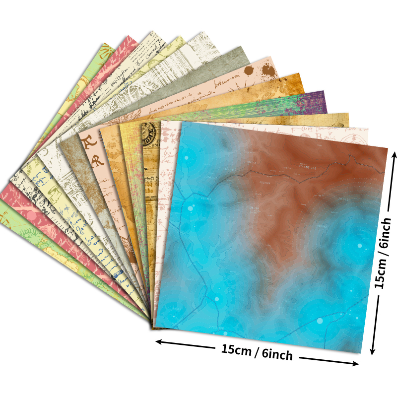 Kartes tēmas DIY kanceleārijas komplekts – 12 lapas iepakojumā; vāks: 80 g pārklāts papīrs; Iekšējais papīrs: 160 g offset papīrs; stils: gaišs luksuss; process: drukāšana