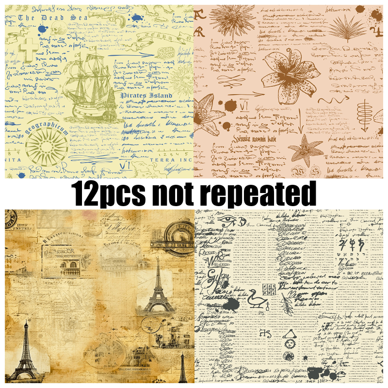 Kartes tēmas DIY kanceleārijas komplekts – 12 lapas iepakojumā; vāks: 80 g pārklāts papīrs; Iekšējais papīrs: 160 g offset papīrs; stils: gaišs luksuss; process: drukāšana