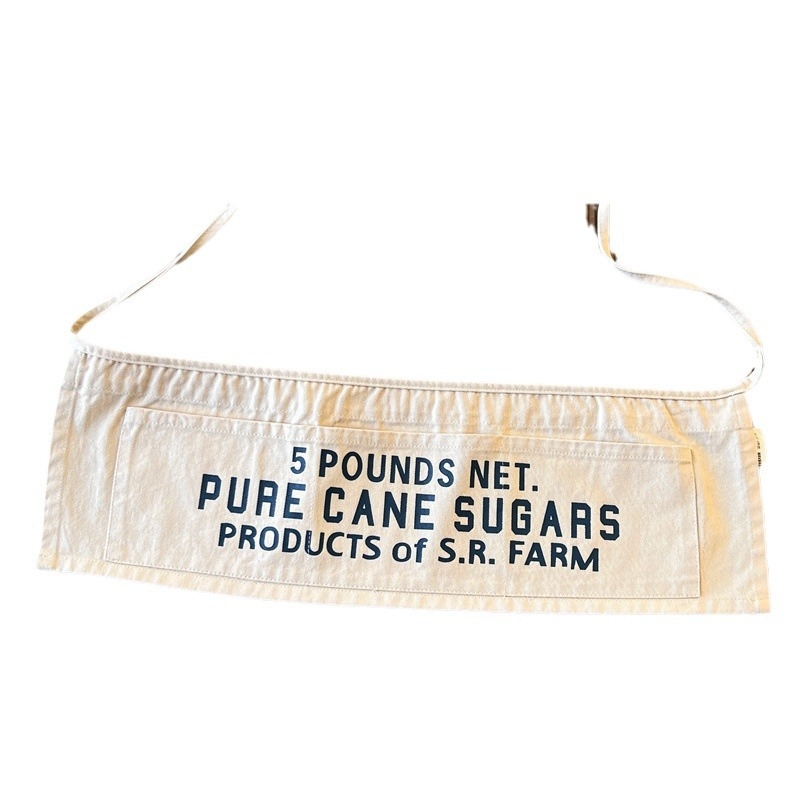 Bērnu priekšauts, japāņu stila, daudzfunkcionāls, mīksti apstrādāts audums, ar burtiem rakstu