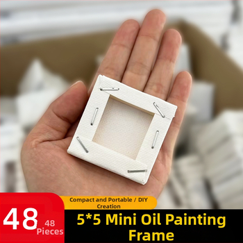 Eļļas gleznojuma rāmis un paliktnis bērniem — DIY audekls praksei gleznošanā