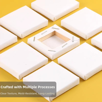 Eļļas gleznojuma rāmis un paliktnis bērniem — DIY audekls praksei gleznošanā