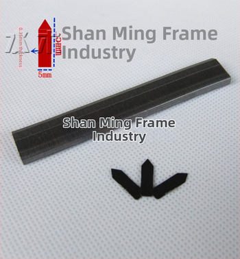 Metaliniai vinys aksesuarams, mechaniniu būdu apdirbti, neimportuoti