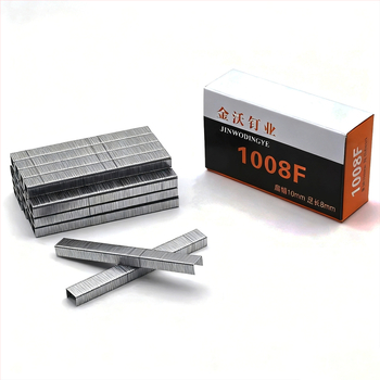 Jinwo rankinis nagų pistoletas U formos nagams, metalinė konstrukcija, dėžutėje 2200 nagų, šiuolaikiškas minimalistinis dizainas