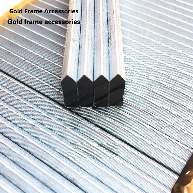 Nuotraukų rėmo galinės plokštės vinys, meliono sėklos formos, metalas, šiuolaikinis minimalistinis stilius, priedai