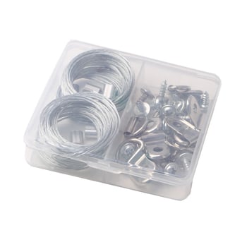 Le Xuan 57 részes fémből készült fotókeret falra akasztó kiegészítő készlet, préselt gyártás, csavarokkal