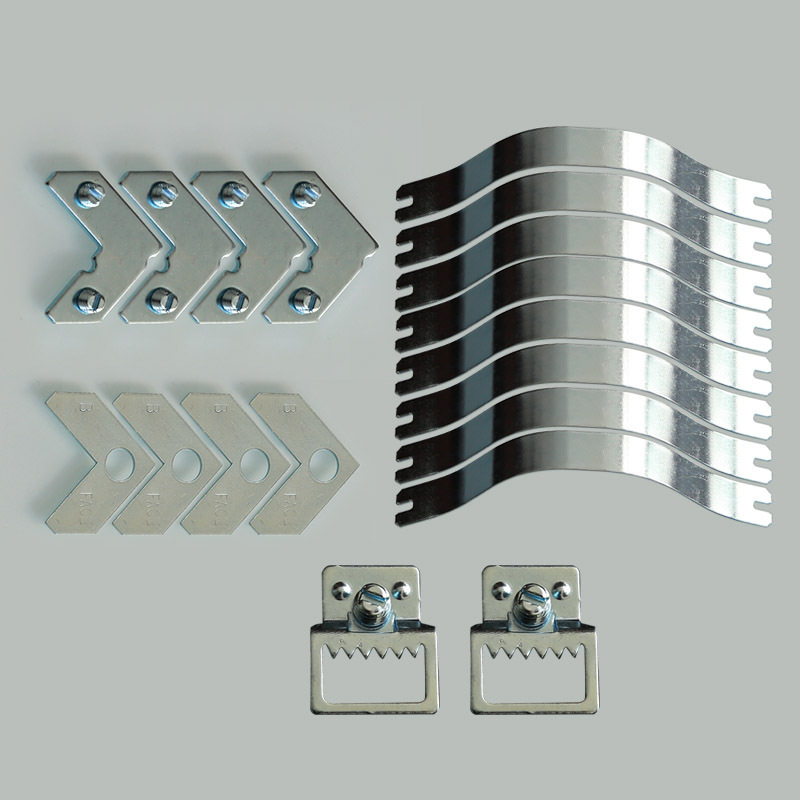 Alumínium ötvözet keret hardver-készlet — keret-szalagok, akasztók és csavarok; mechanikus megmunkálás, testreszabható, modern minimalista stílus