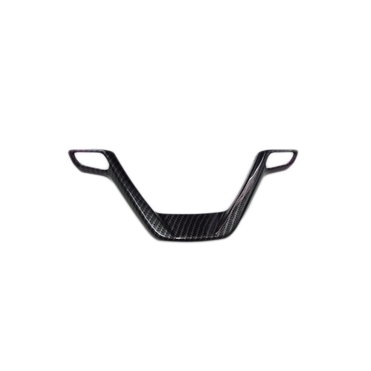 У-образна декоративна лайсна за волан с пайети, ABS пластмаса, за Toyota Highlander (2015–2019), без печатано лого