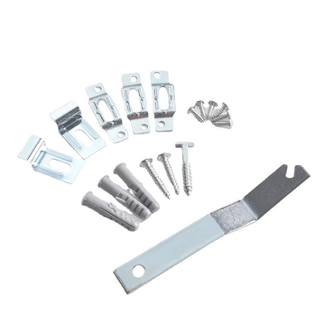 Lopás elleni képkeret akasztó készlet – vasból, sajtolt kivitel, hátsó panel, testreszabható