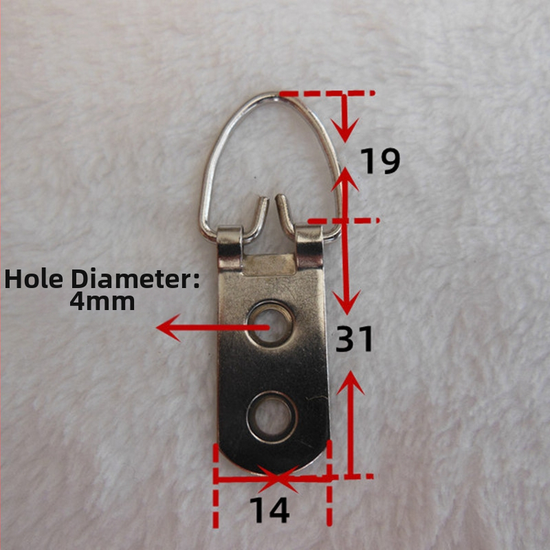 Háčik na rám fotiek – kovový, razba, značka Guoqiang, moderný minimalistický štýl