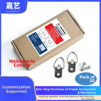 Jiayi metalo pakabinimo žiedų komplektas, elektroplakavimas, pritaikomas dekoratyvinėms paveikslams ir rėmams